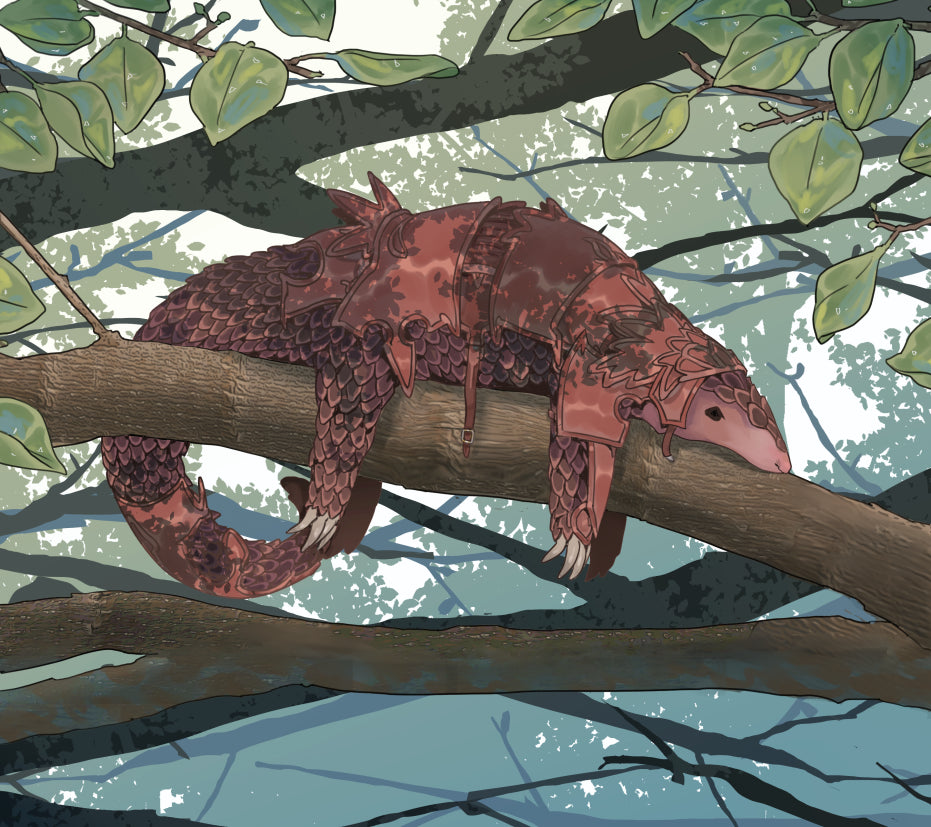 Lounging Pangolin
