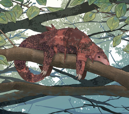 Lounging Pangolin